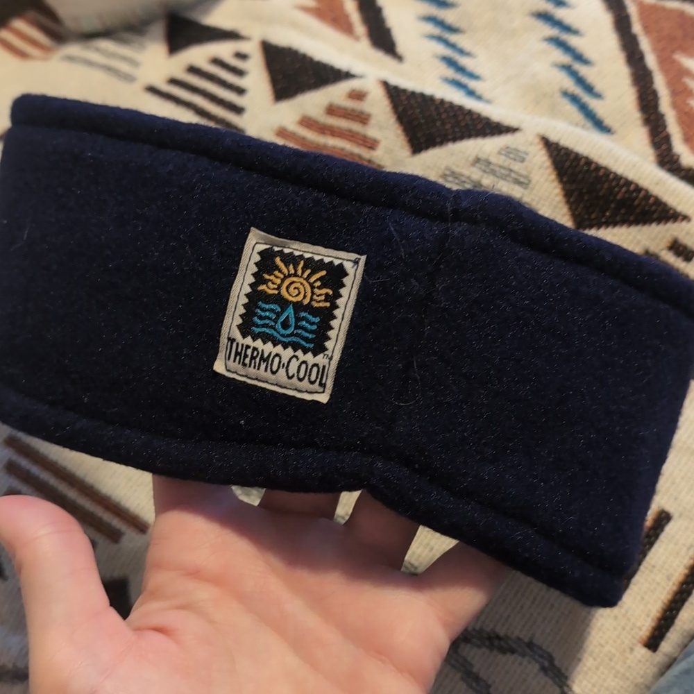 Women's Navy Headband - Picture 6 of 6